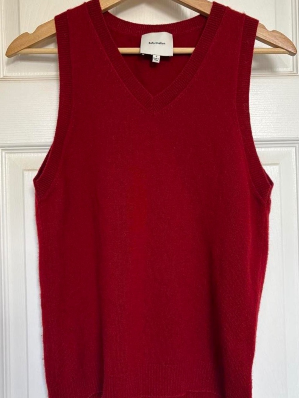 Reformation Reese Cashmere Vest